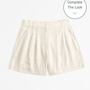 Abercrombie Sloane Tailored Linen-Blend Short size 30